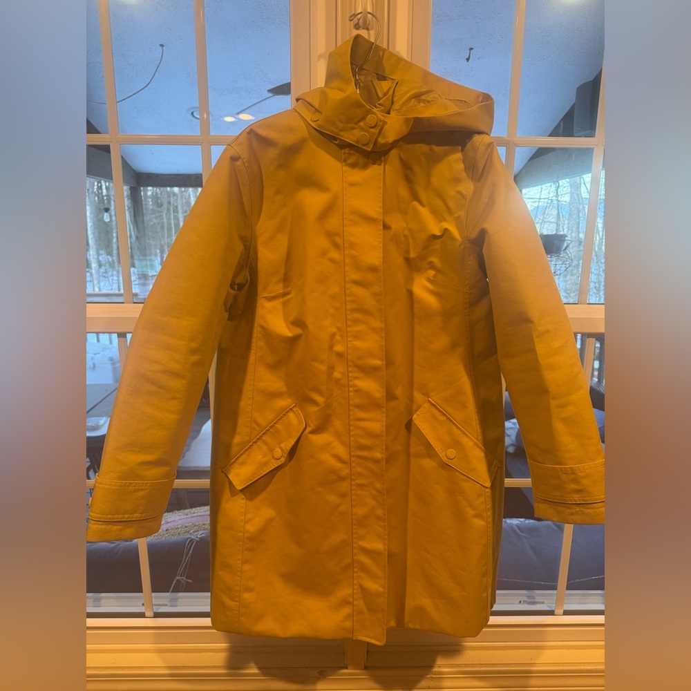 Brand new adorable Yellow Boden raincoat